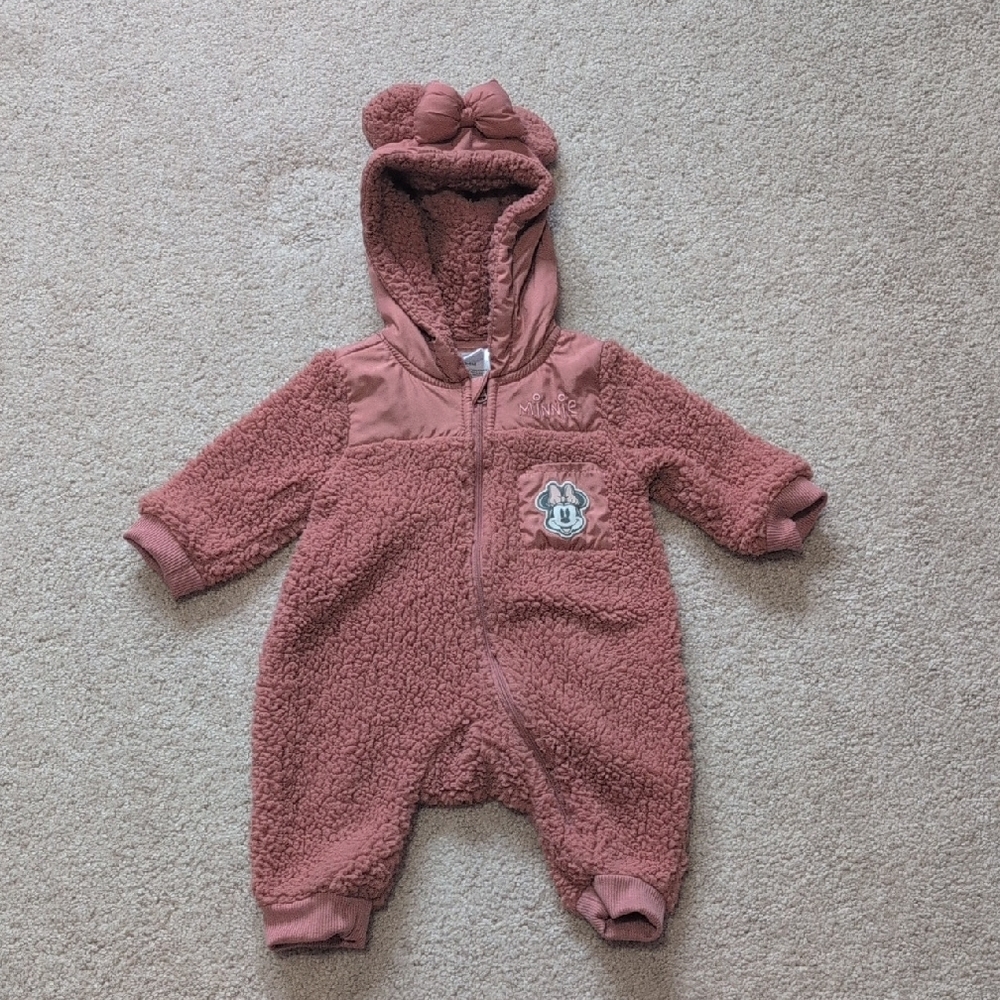 Disney Baby Minnie Mouse Sherpa Hooded Jumper